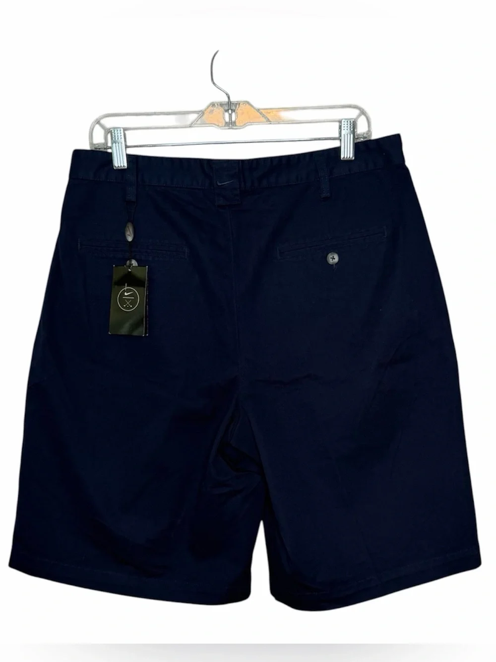 NWT Vintage Nike Golf Navy Pleated Shorts Men’s 34